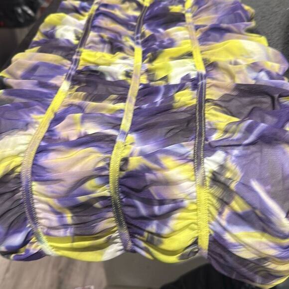 NWT Karen Millen Colour Flash Ruched Bodycon Mini Dress US Size 6. - Picture 8 of 9